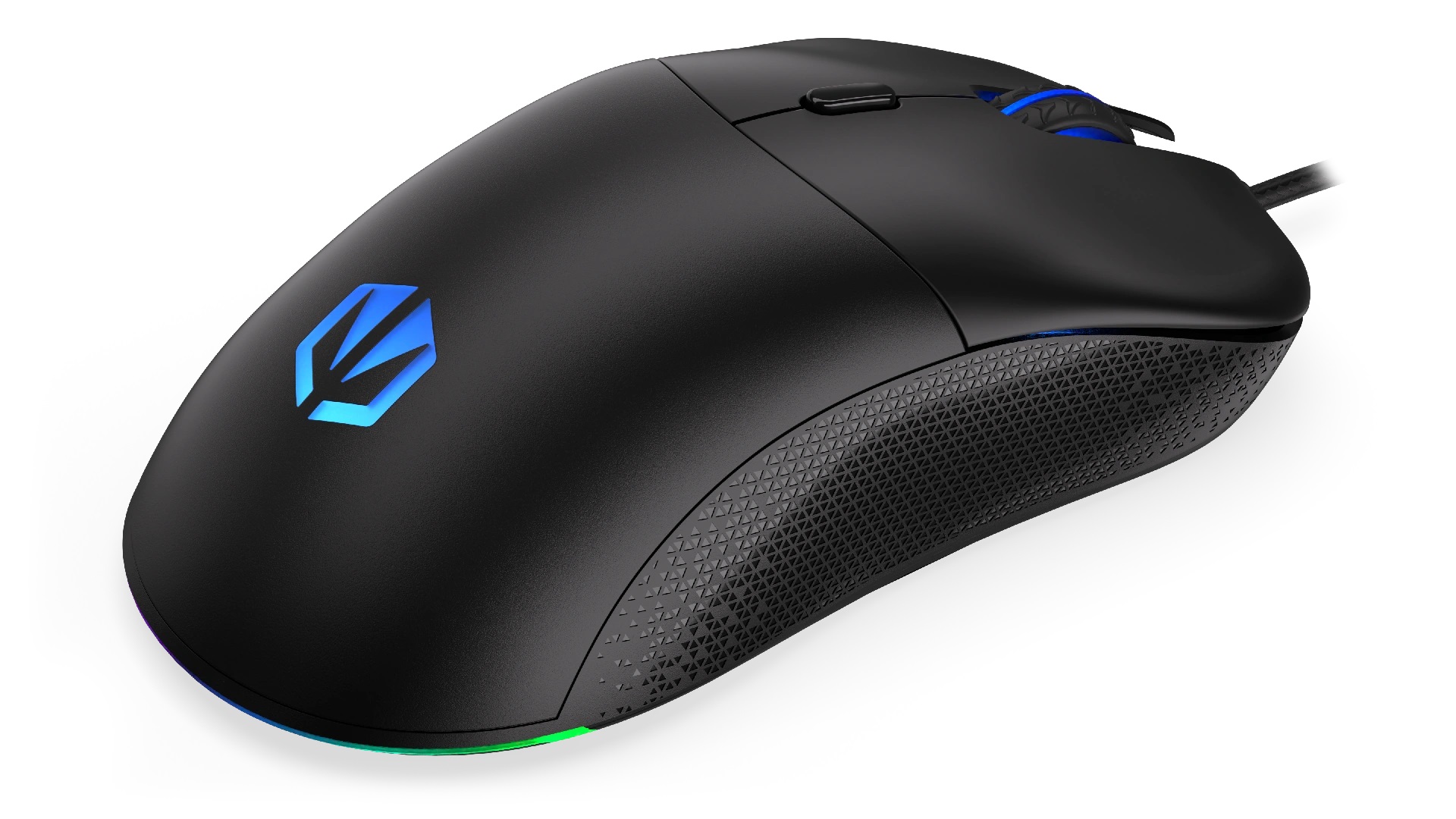 Endorfy Gem Plus/ Herná/ Optická/ Pre pravákov/ 19 000 DPI/ Drôtové USB-A/ Čierna 