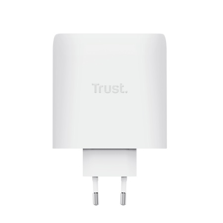 TRUST MAXO 100W 2P USB-C GAN CHARGER WHT 