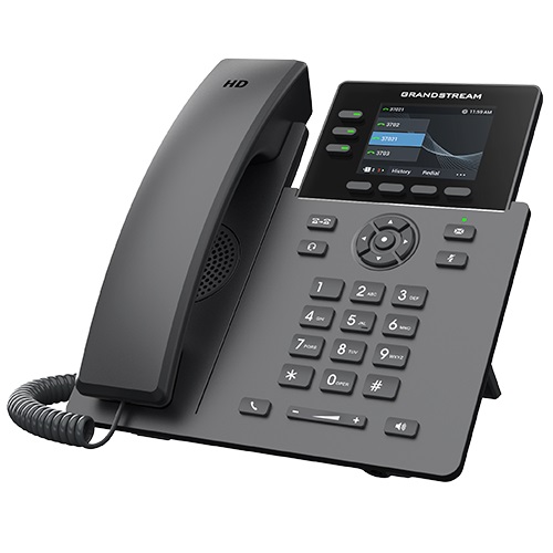 Grandstream GRP2611G SIP telefón, 3 účty, PoE, 12BLF kľúčov, gigabit port 
