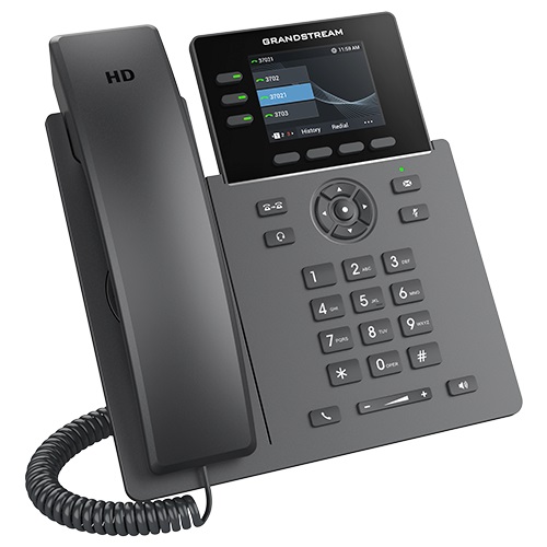 Grandstream GRP2611G SIP telefón, 3 účty, PoE, 12BLF kľúčov, gigabit port 