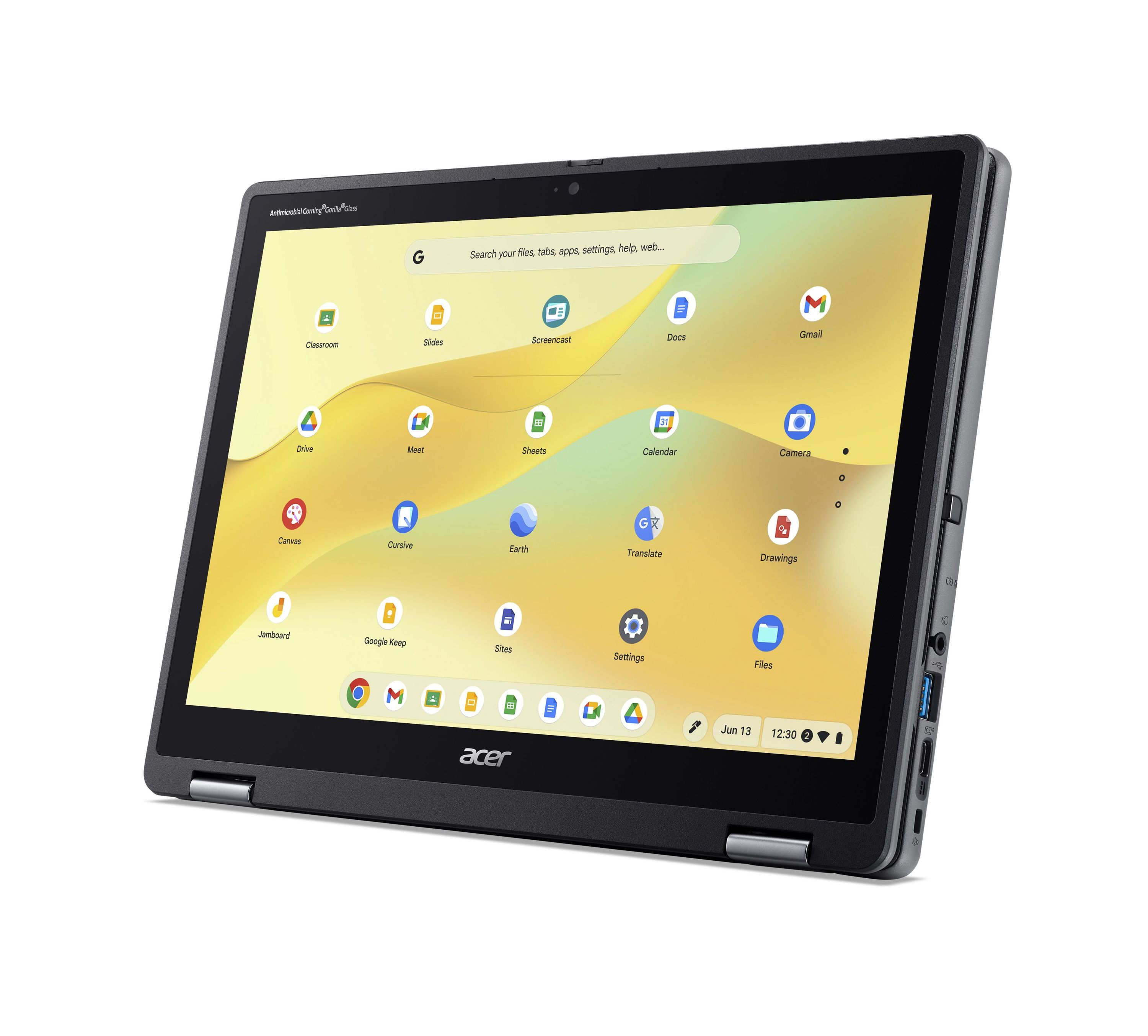 Acer Chromebook Spin 512 R857TN-TCO-C4LZ N150 12, 2" WUXGA T 8GB 128GB eMMC UHD Chrome EDU Black 2R 