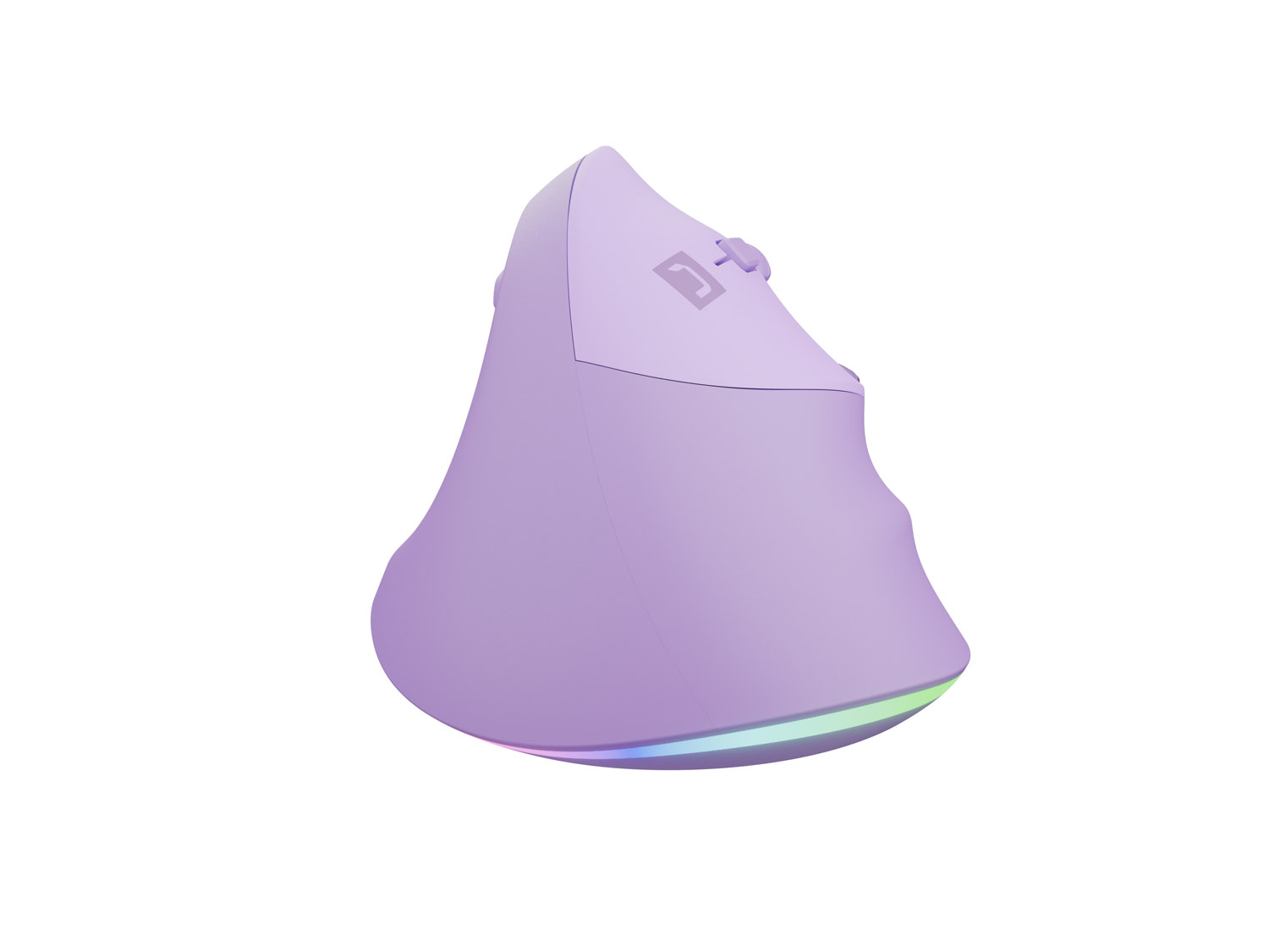 Vertikálna myš Natec CRAKE 2 PRO/ Vertikálna/ Optická/ Pre pravákov/ 12 400 DPI/ Drôtové USB-A/ Fialová 