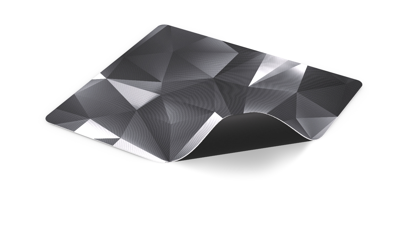 Endorfy podložka pod myš Crystal L black 