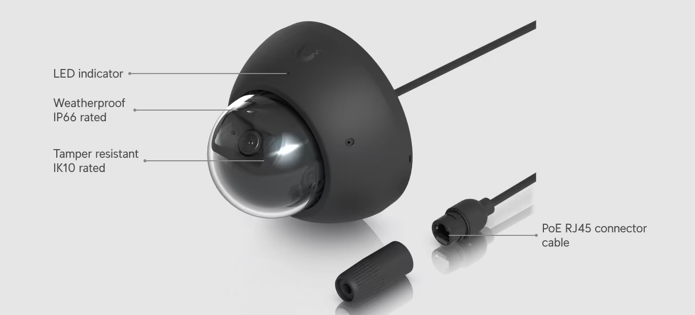 Ubiquiti UVC-AI-Dome-B - UniFi Protect AI Dome black 