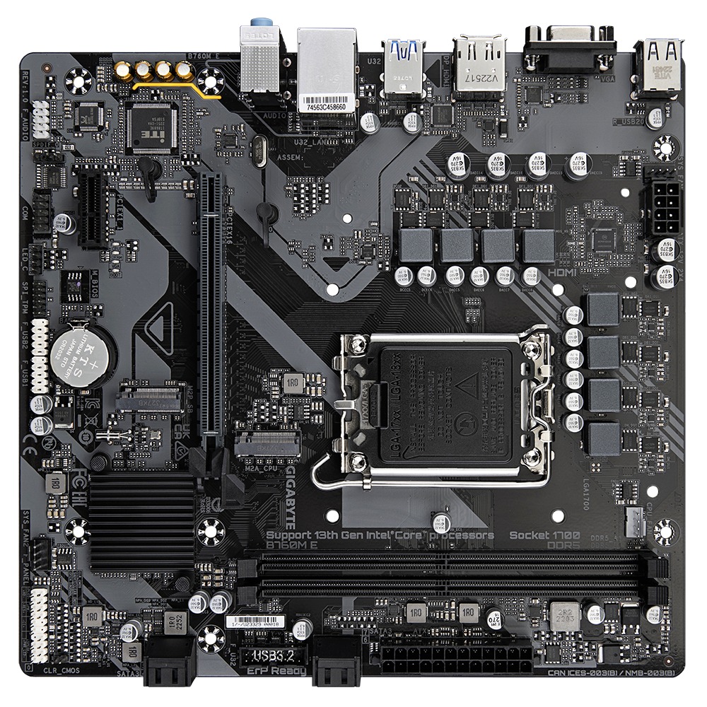 GIGABYTE B760 E/ LGA 1700/ mATX 