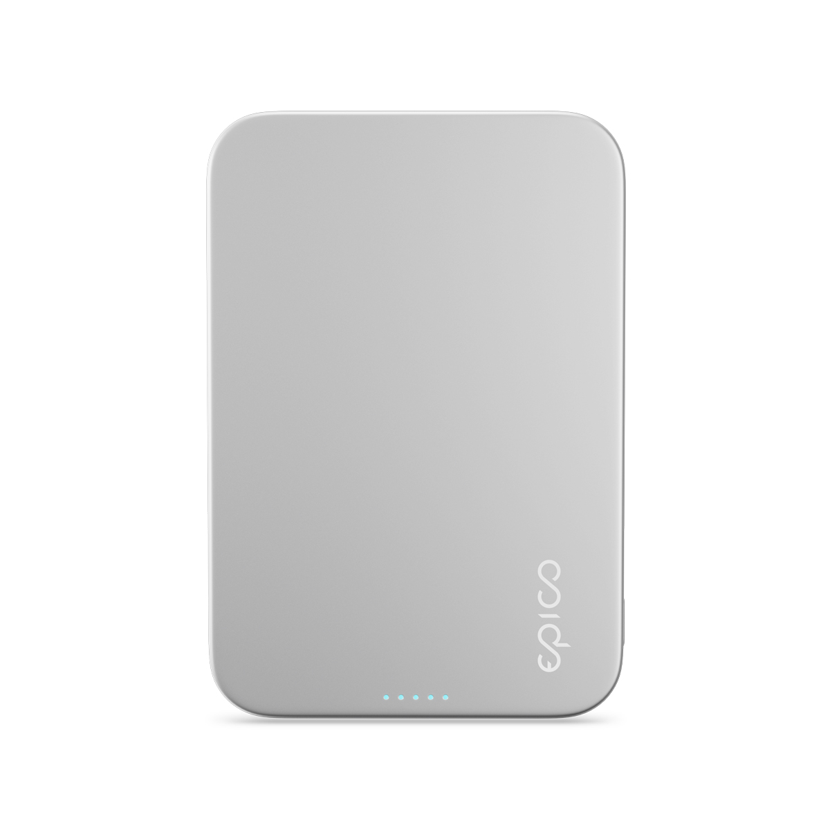 Epico 5000mAh Alu PowerBanka s MagSafe - strieborná 