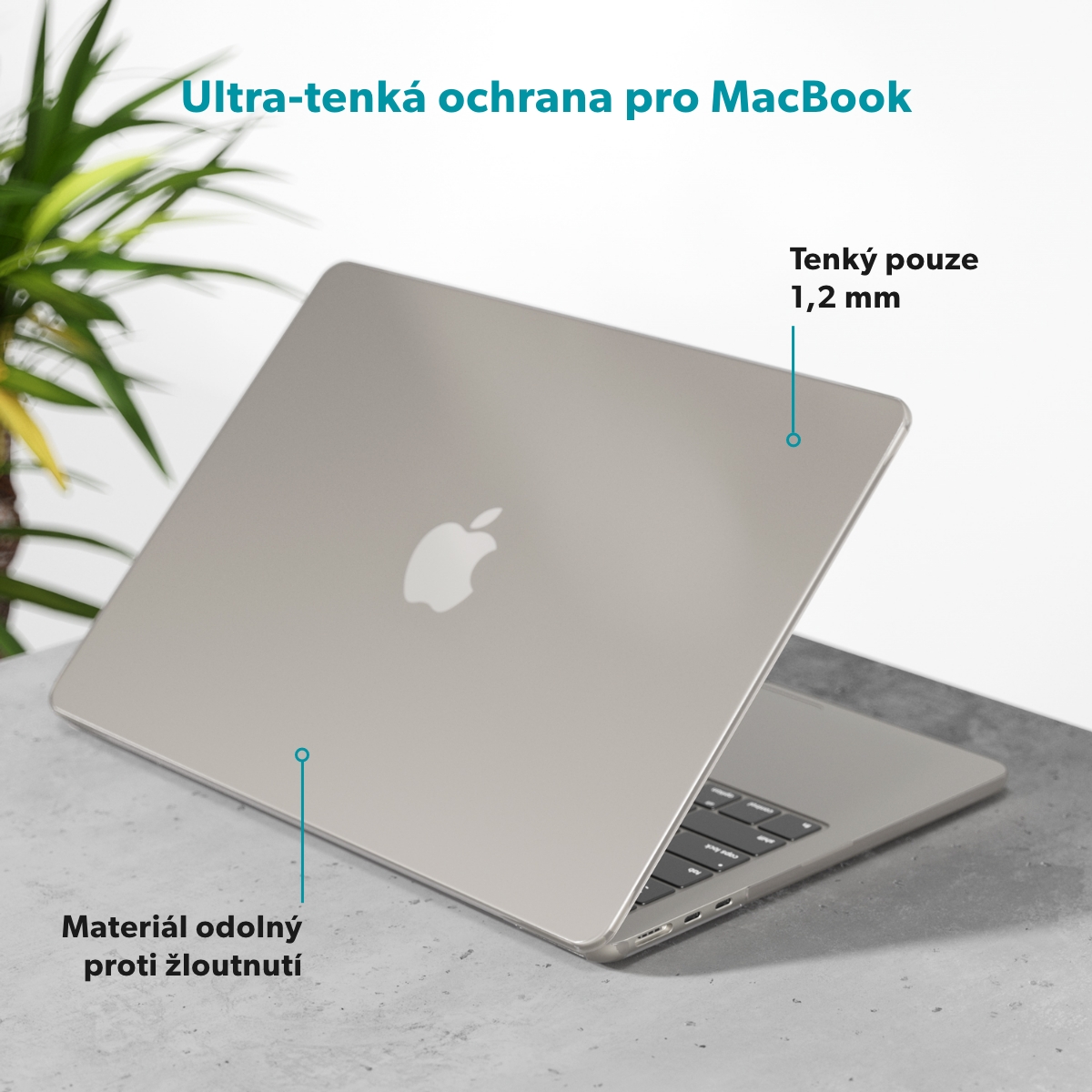 Epico Slim Shell for Macbook Air 13, 6&quot;&quot; - matná 