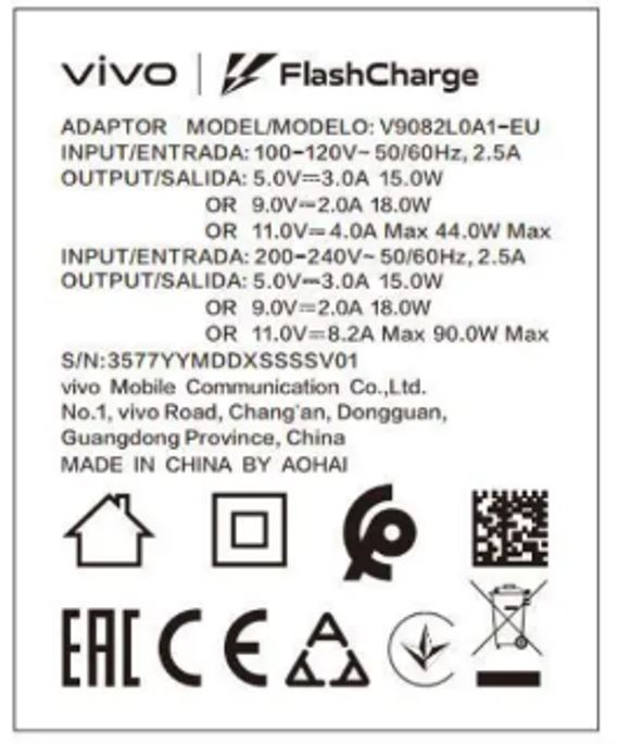 VIVO 90W FlashCharge nabíjačka 