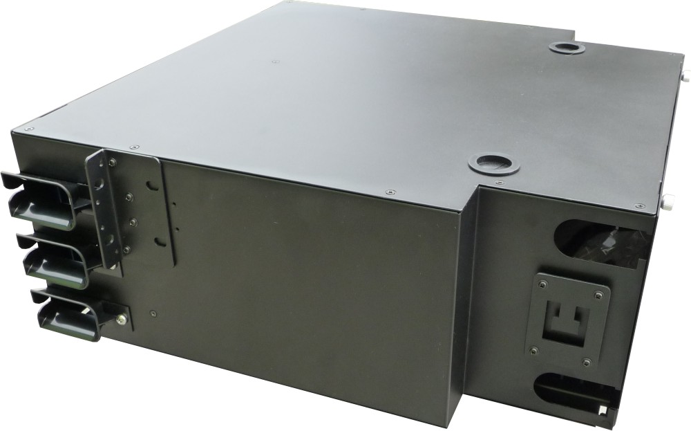 19" Optická VH vaňa 4U HD144 (SC)-288(LC) vlákien 