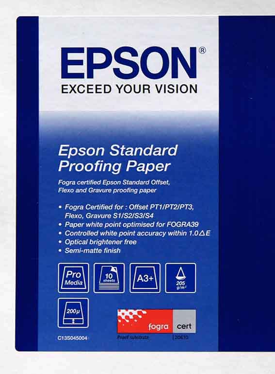 Standard Proofing Paper, DIN A3+, 205g/ m?, 100 Blatt