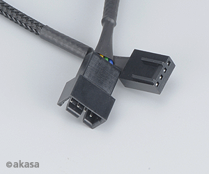 AKASA - PWM predlžovací kábel ventilátora 