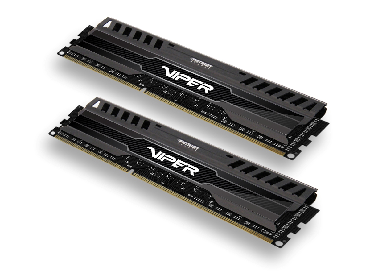 Patriot Viper 3/ DDR3/ 8GB/ 1600MHz/ CL9/ 2x4GB/ Black 