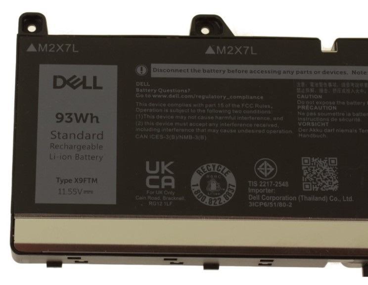 Dell Batéria 6-cell 93W HR LI-ION pre Precision 