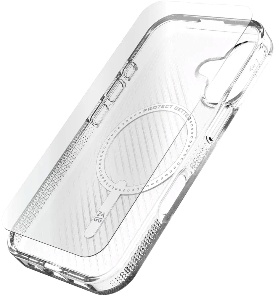 ZAGG BNDL Luxe SNAP PCR GL 360 Apple iPhone 16 Plus Priehľadný 