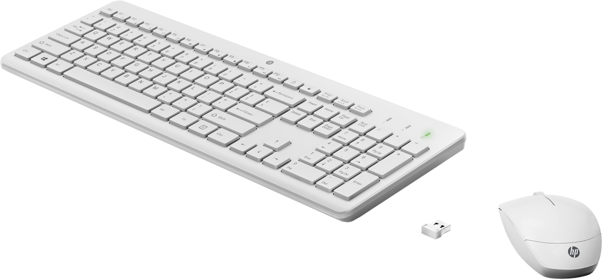 HP 230 klávesnica a myš/ bezdrôtová/ white HUN 