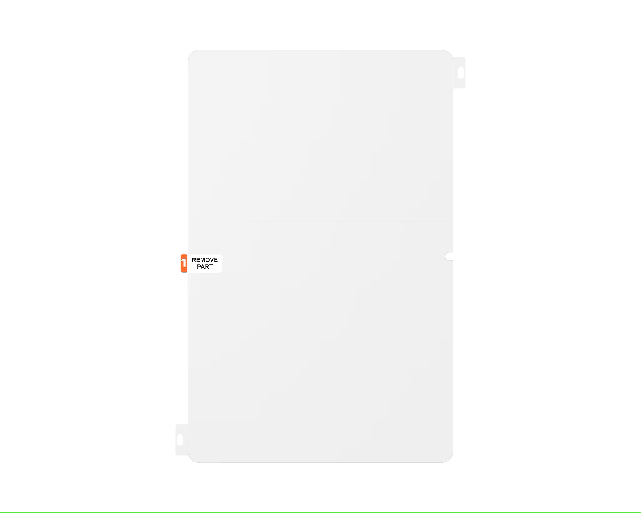 Samsung Ochranná fólia Tab S10 FE+ Transparent 