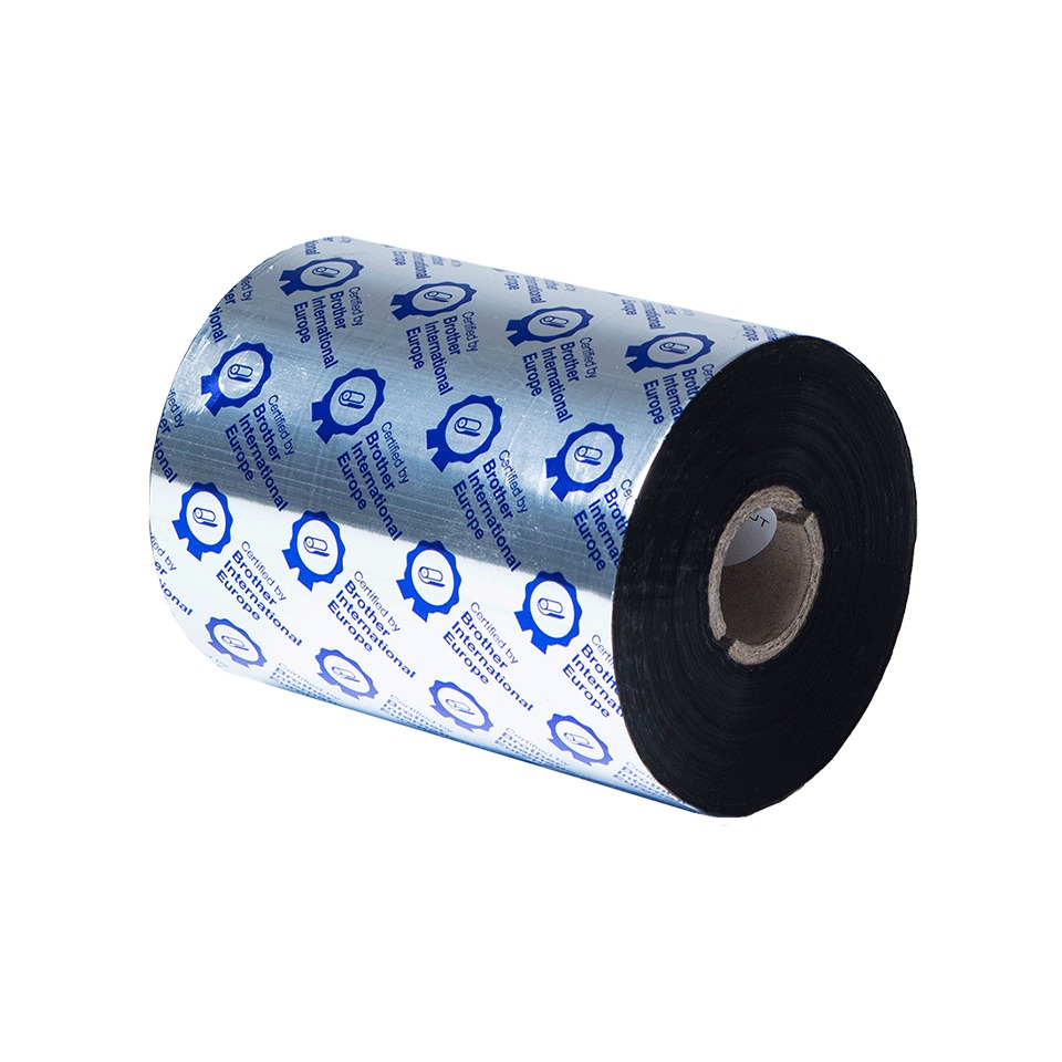 BROTHER Standardní pryskyřičná termotransferová černá barvonosná páska BRS-1D300-110 