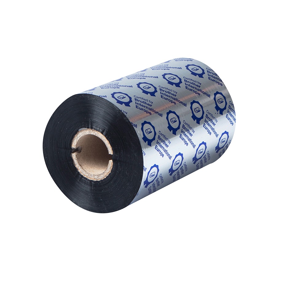BROTHER Prémiová termotransferová vosková  pryskyřičná páska s černým barvivem BSP-1D450-110 