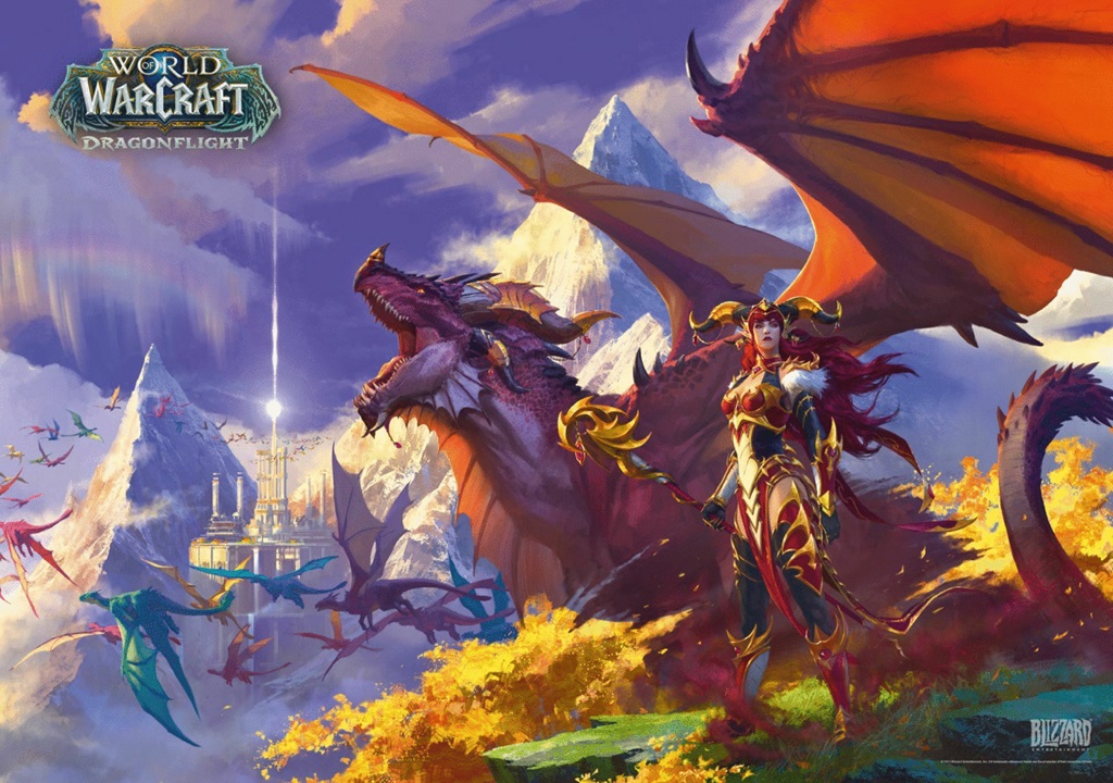 GLO GAMING PUZZLE: WORLD OF WARCRAFT DRAGONFLIGHT  