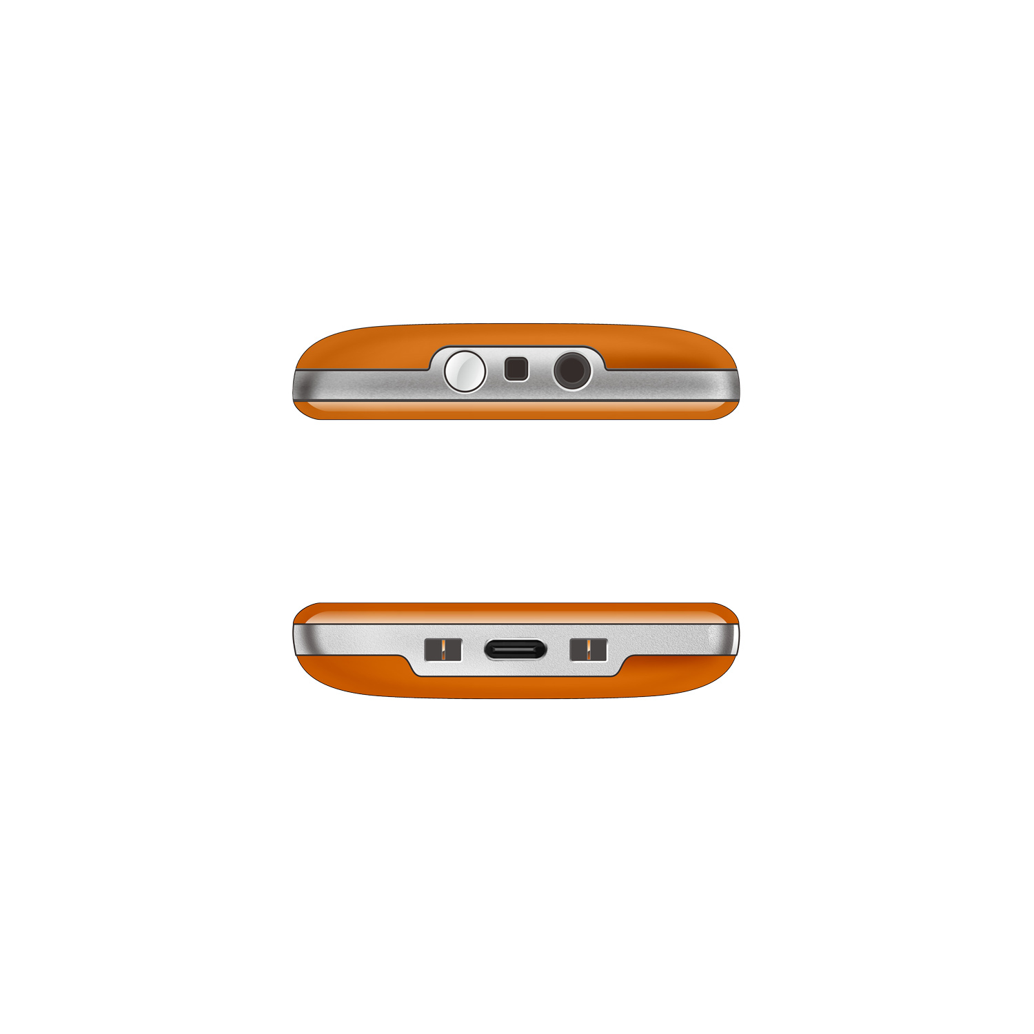EVOLVEO EasyPhone XR, mobilný telefón pre seniorov s nabíjacím stojanom, oranžový 
