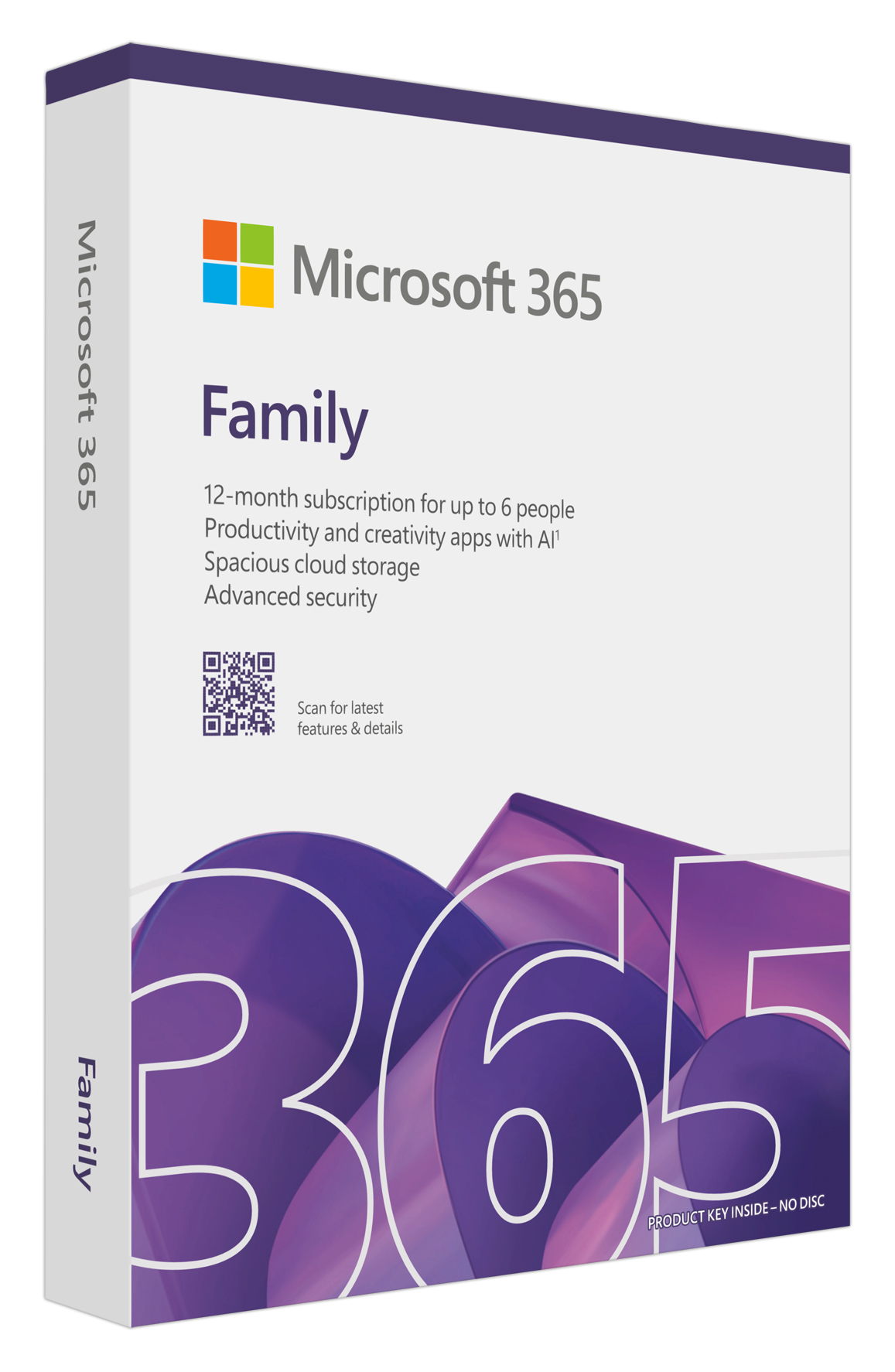 Microsoft 365 Family FY25H2 Mac/ Win, 1 rok, Eng 