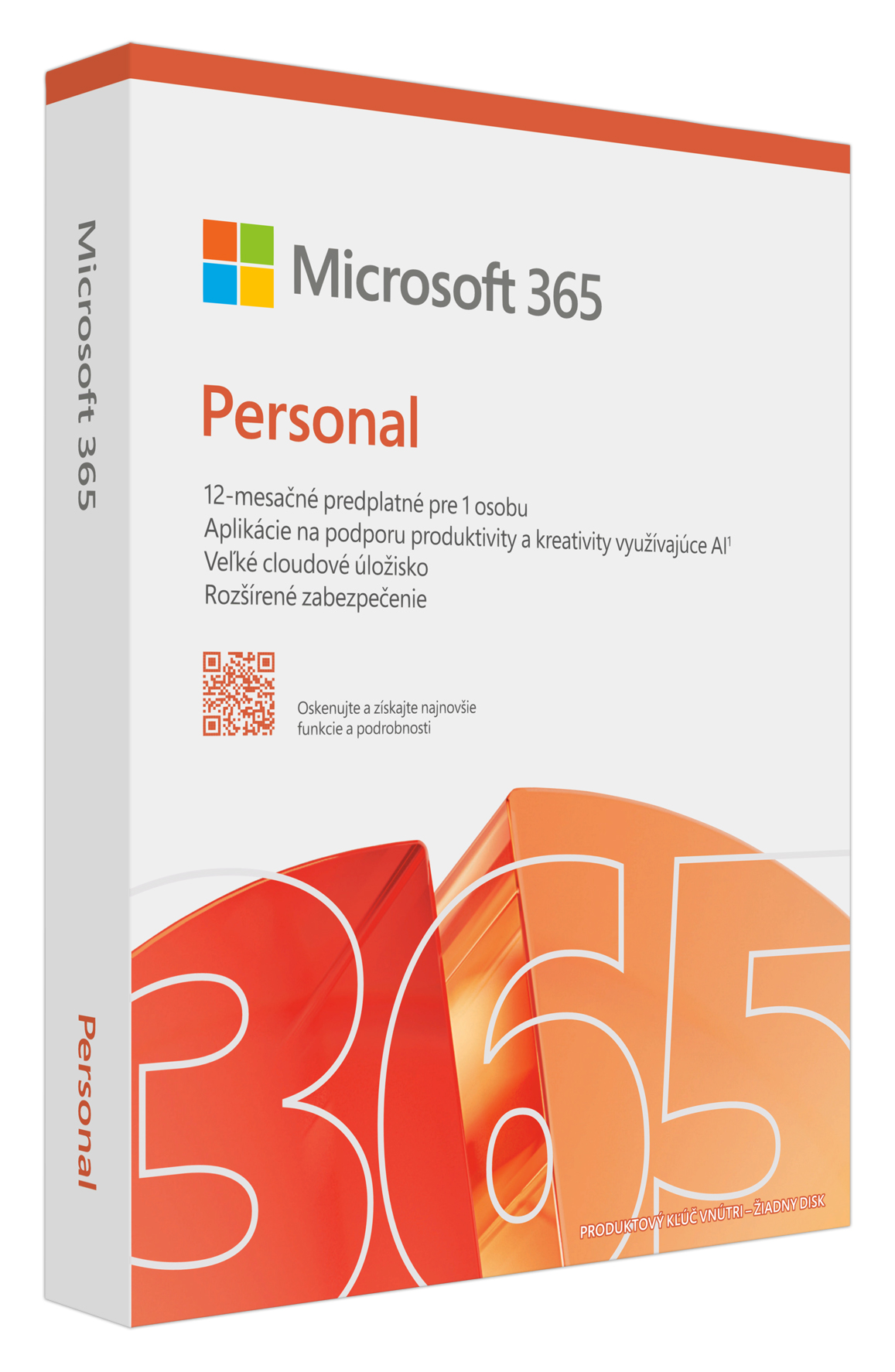 Microsoft 365 Personal FY25H2 Mac/ Win, 1 rok, SK 