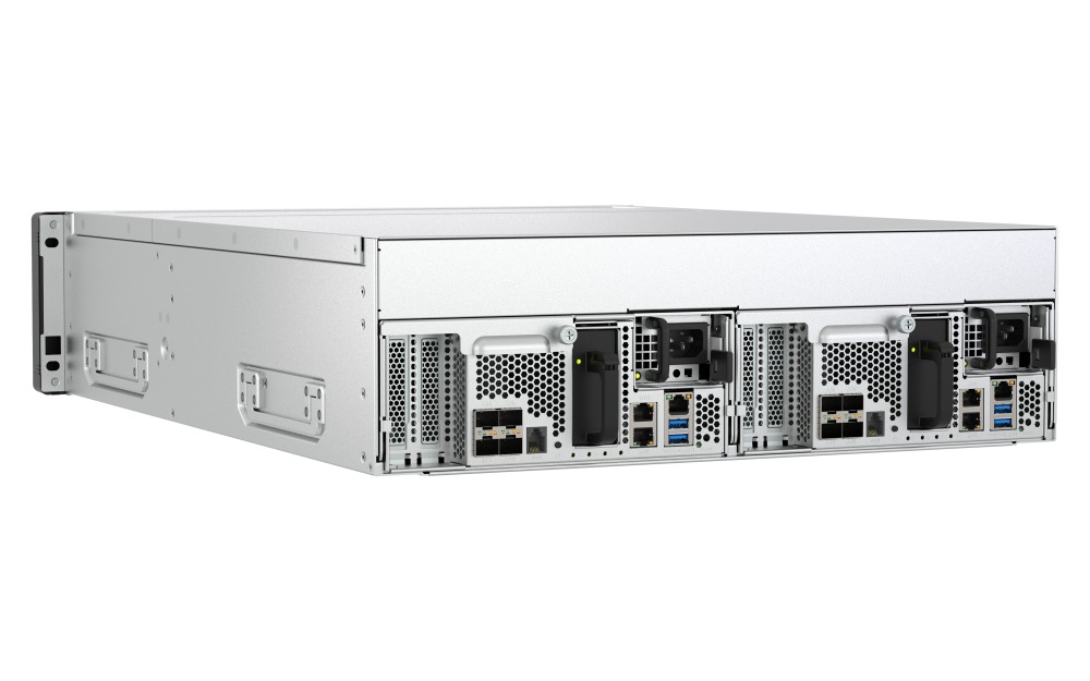 QNAP ES1686dc-R2-2142IT-128G (Duálny radič, 2x Xeon, 2x 64GB RAM, 16x 3, 5" SAS, 6x GbE, 8x 10Gb SFP+) 