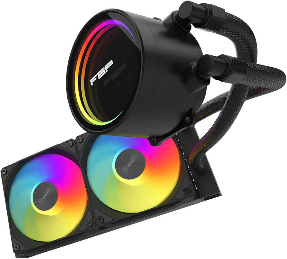 FSP Vodné chladenie AE24-B, Black 