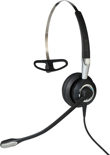 Jabra BIZ 2400 II/ Mono/ QD/ Drát/ Černá-stříbrná