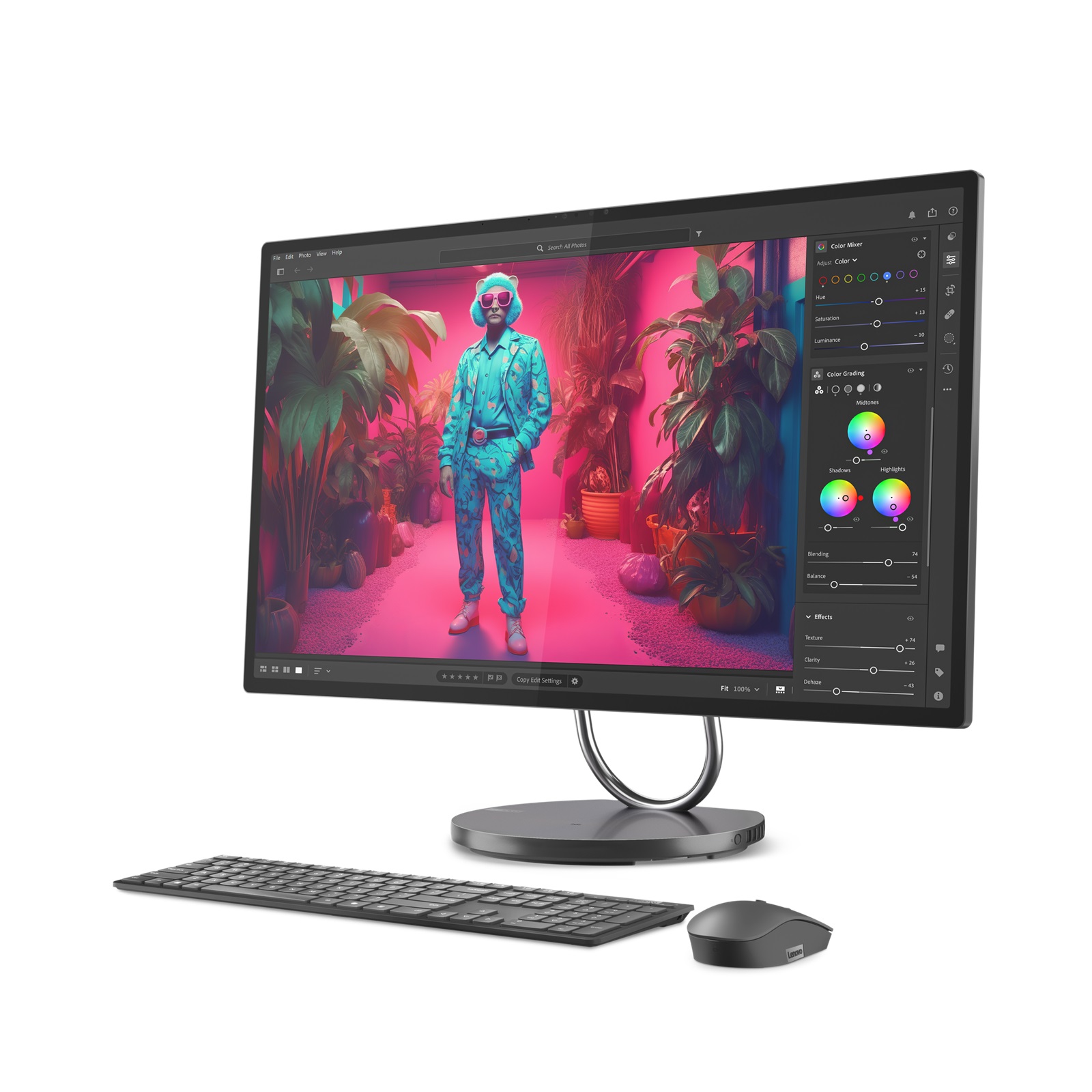 Lenovo Yoga/ AIO 32ILL10/ 31, 5"/ 4K UHD/ U7-258V/ 32GB/ 1TB/ RTX 4050/ W11H/ Sivá/ 3ROn-Site 