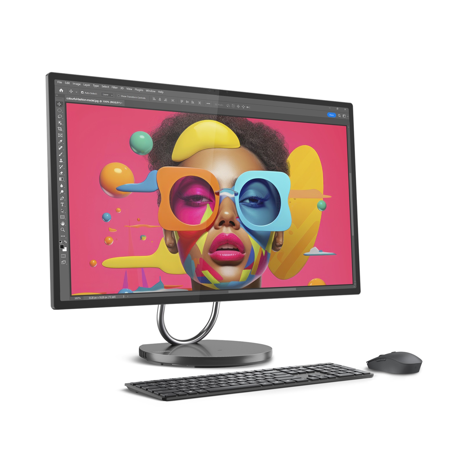 Lenovo Yoga/ AIO 32ILL10/ 31, 5"/ 4K UHD/ U7-258V/ 32GB/ 1TB/ RTX 4050/ W11H/ Sivá/ 3ROn-Site 