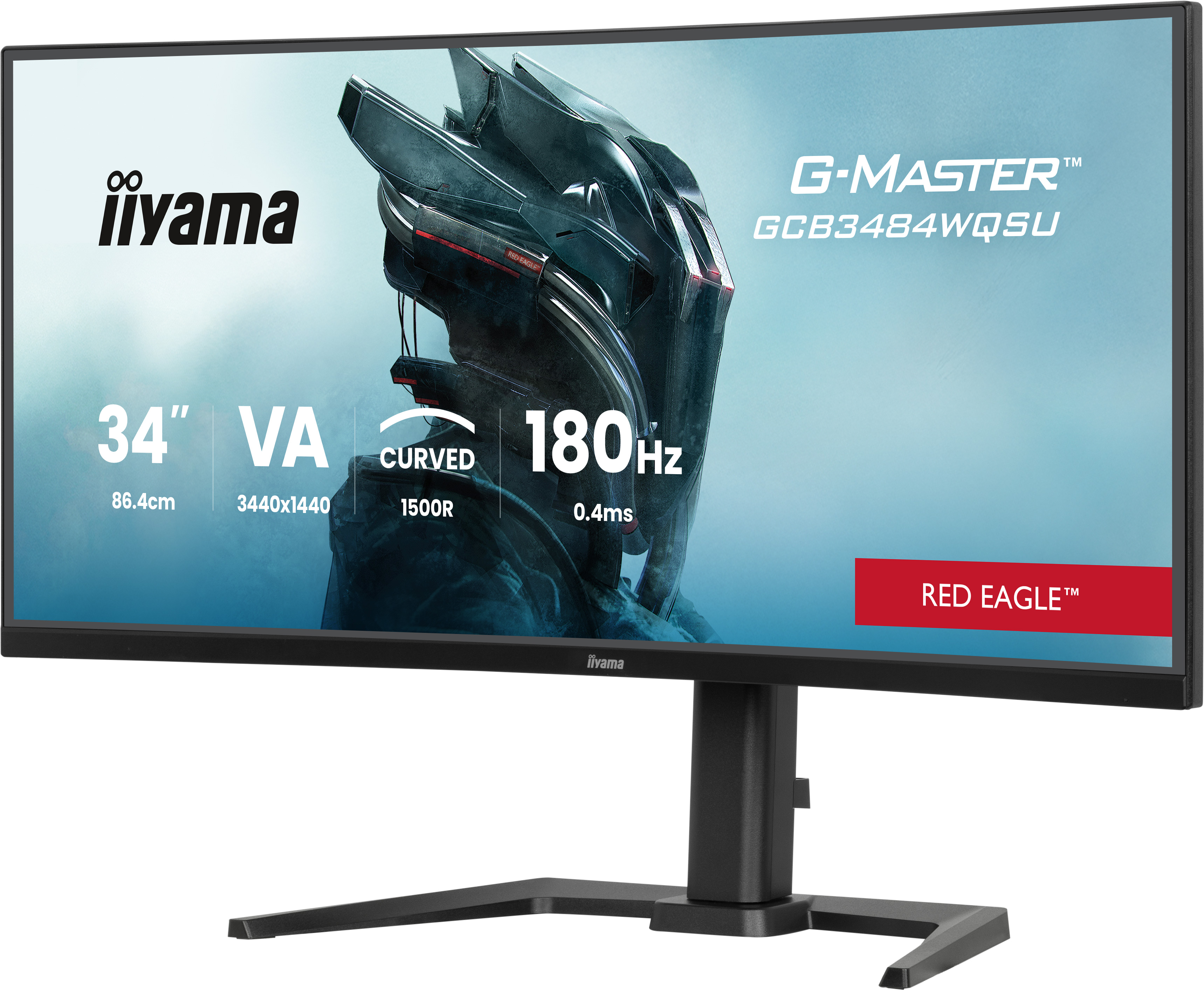 iiyama G-Master/ GCB3484WQSU-B1/ 34"/ VA/ wQHD/ 100Hz/ 0, 4ms/ Black/ 3R 