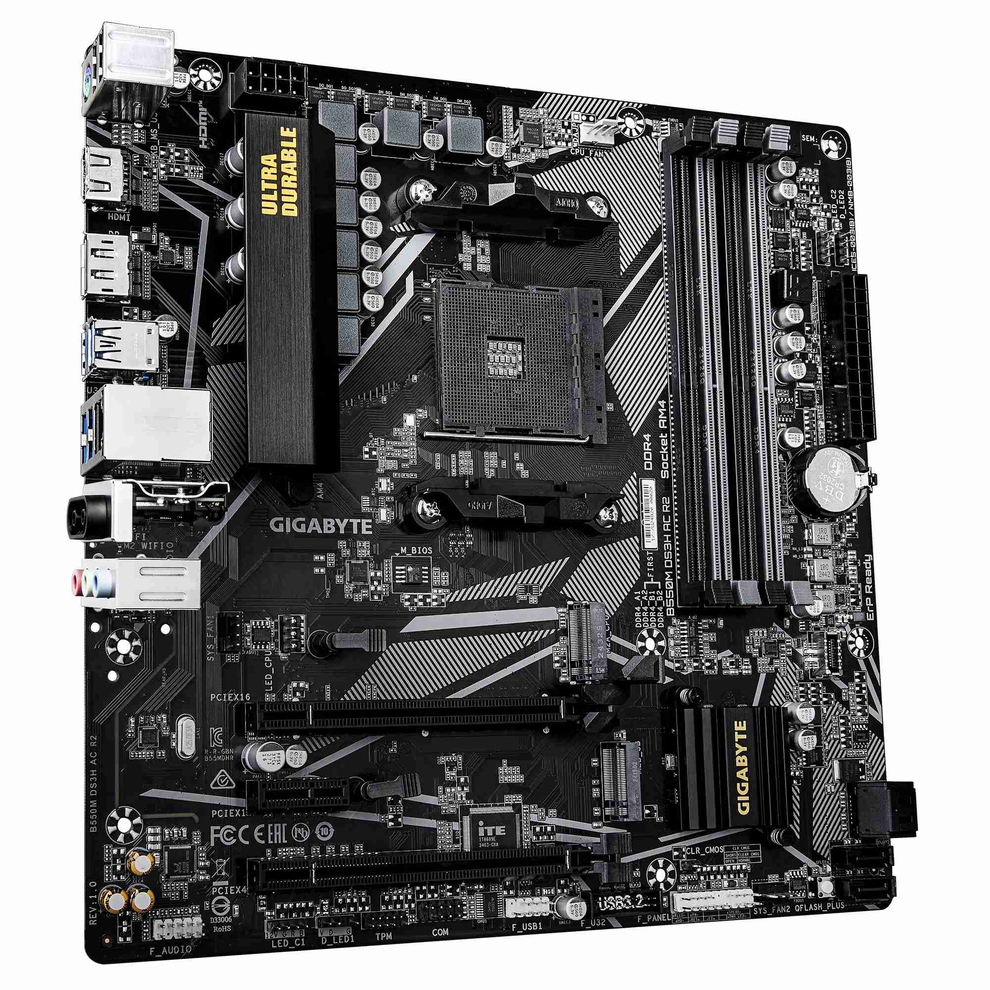 GIGABYTE B550M DS3H AC R2/ AM4/ mATX 
