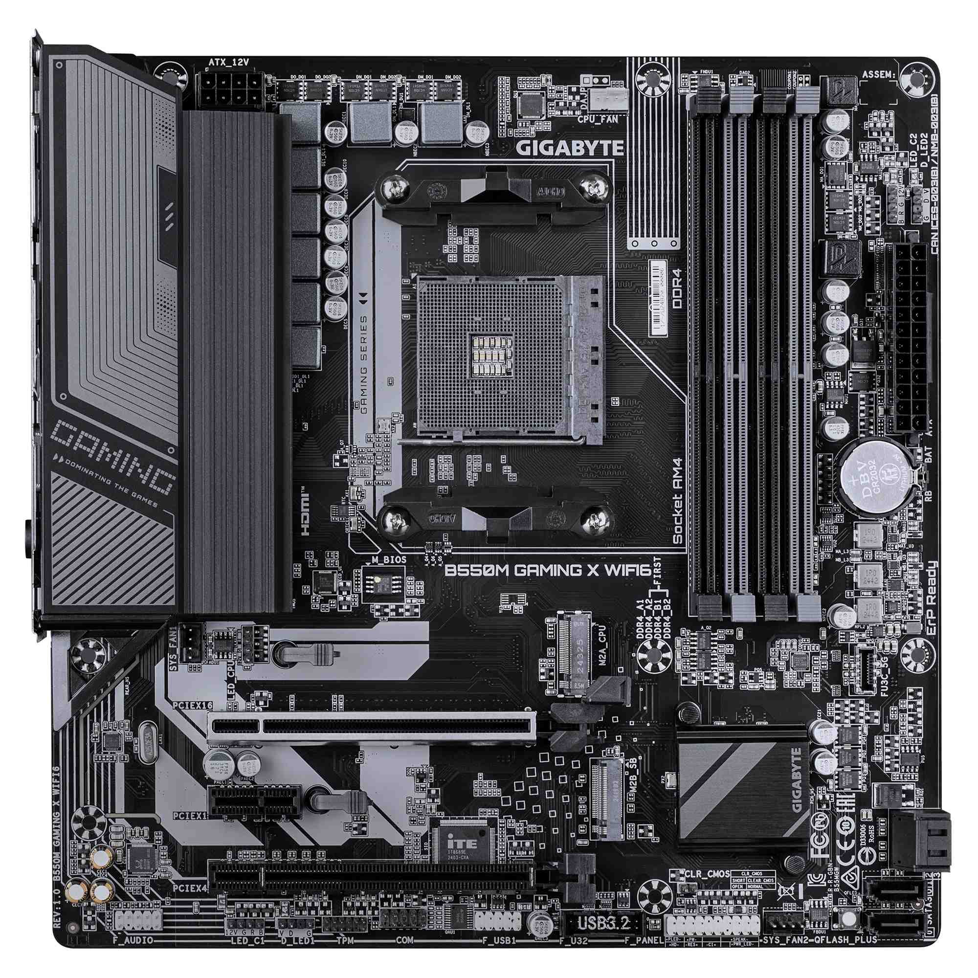 GIGABYTE B550 GAMING X WIFI6/ AM4/ mATX 