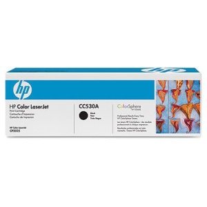 HP tlačová kazeta čierna, CC530A