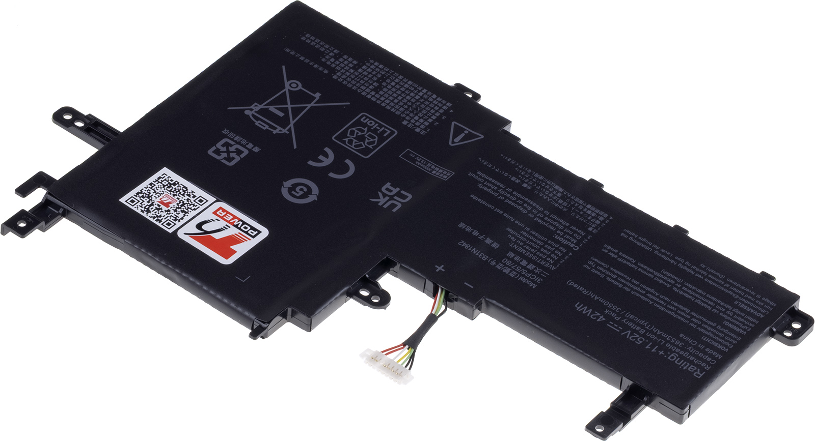 Batéria T6 Power pre Asus VivoBook X513, X531, S513, S531F, F513, K513, 3639mAh, 42Wh, 3cell, Li-pol 
