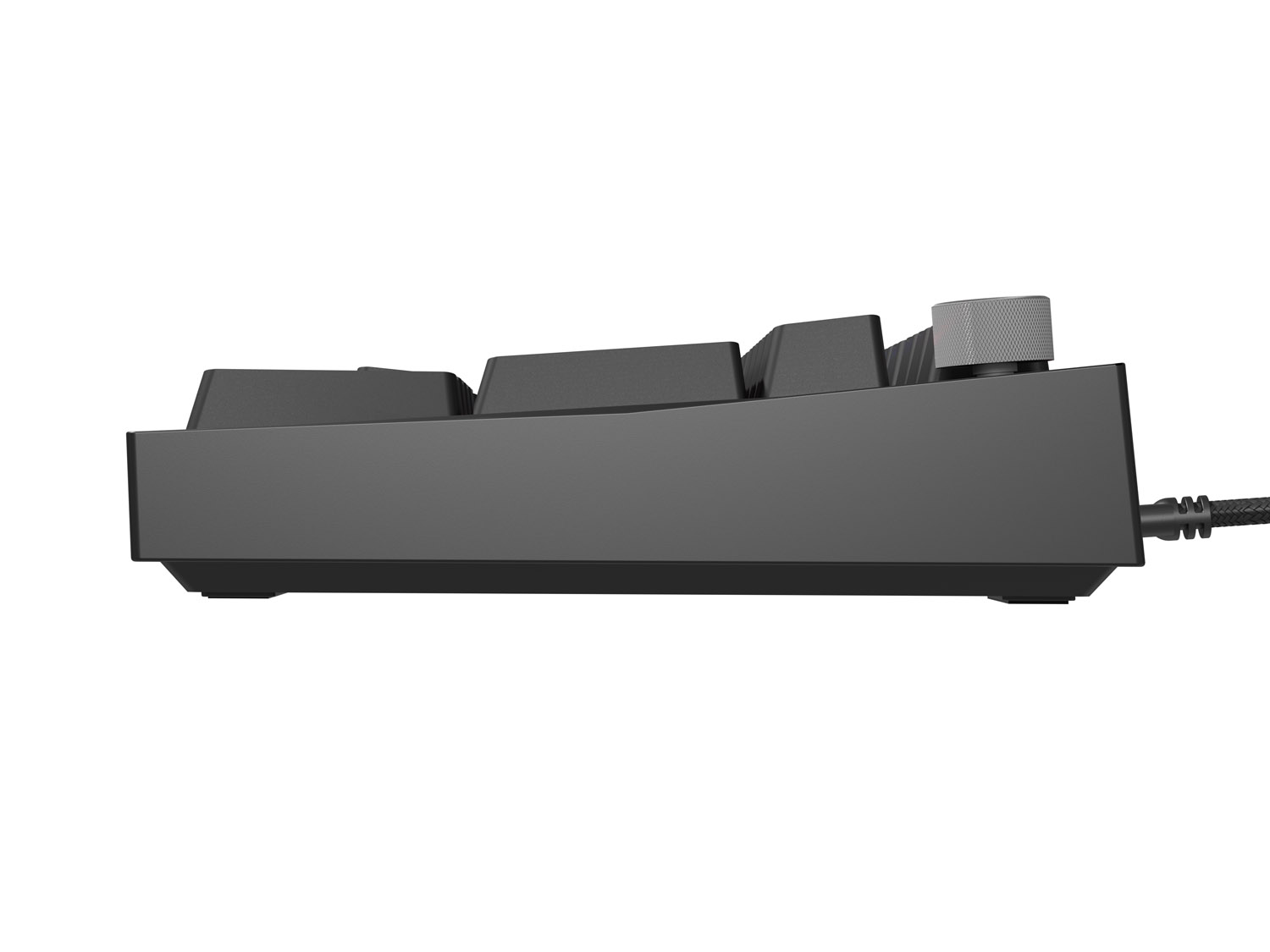 Herná mechanická klávesnica Genesis THOR 404/ RGB/ Outemu Peach Silent/ Drôtové USB-A/ US layout/ Čierna 