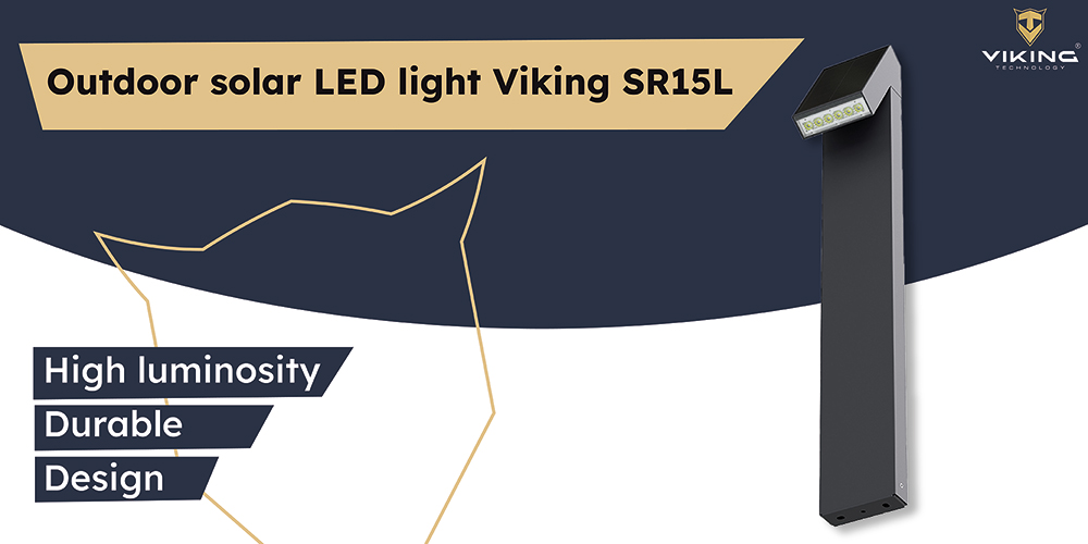 Viking venkovní solární LED světlo SR15L 