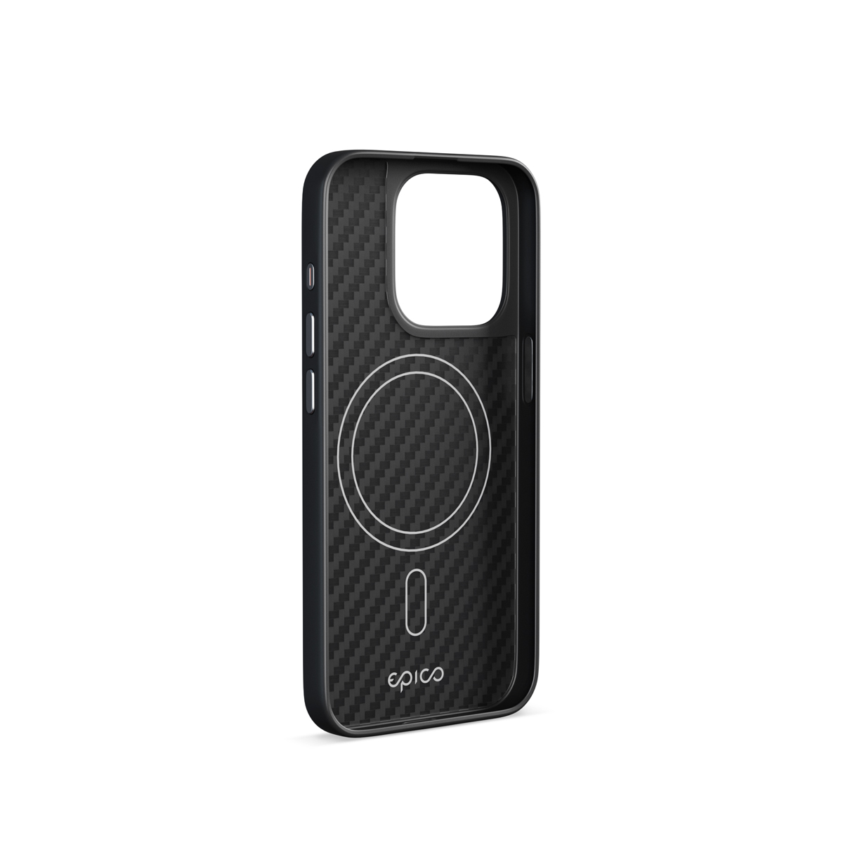 Epico Mag+ Hybrid Carbon kryt iPhone 15 Pro Max 