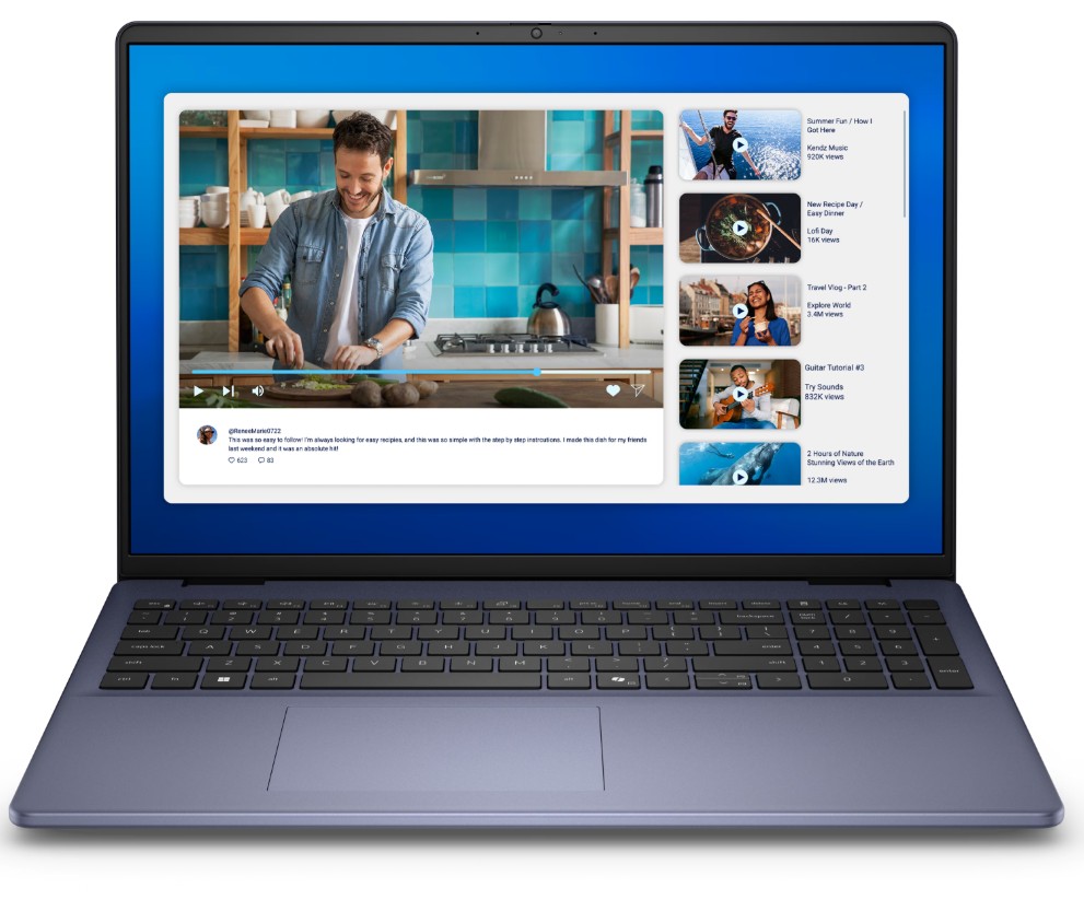 Dell 16/ DC16251/ 7-150U/ 16"/ WUXGA/ 32GB/ 1TB/ Iris Xe/ W11P/ Blue/ 3R NBD 