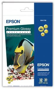 EPSON Paper Premium Glossy Photo 10x15, 255g(20lis)