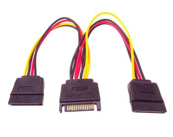 PremiumCord Napájacia rozdvojka k HDD SATA - 2x SATA