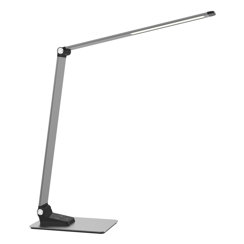 Platinet stolná LED lampa 10W, dotykové ovládanie, USB port, ALU 