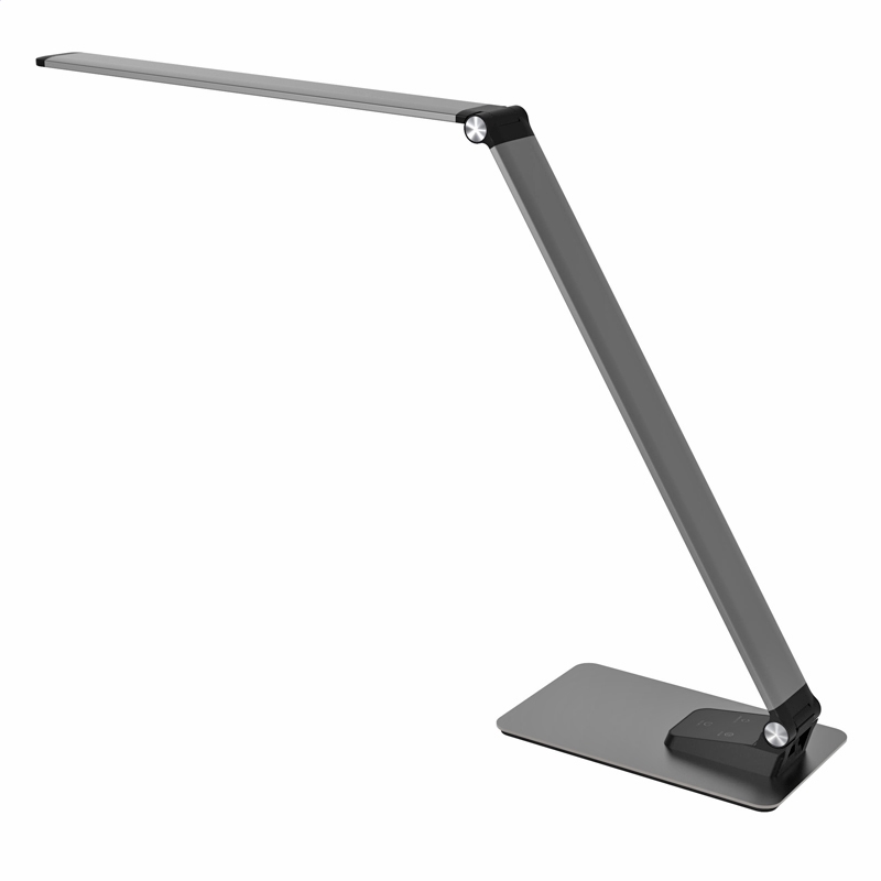 Platinet stolná LED lampa 10W, dotykové ovládanie, USB port, ALU 