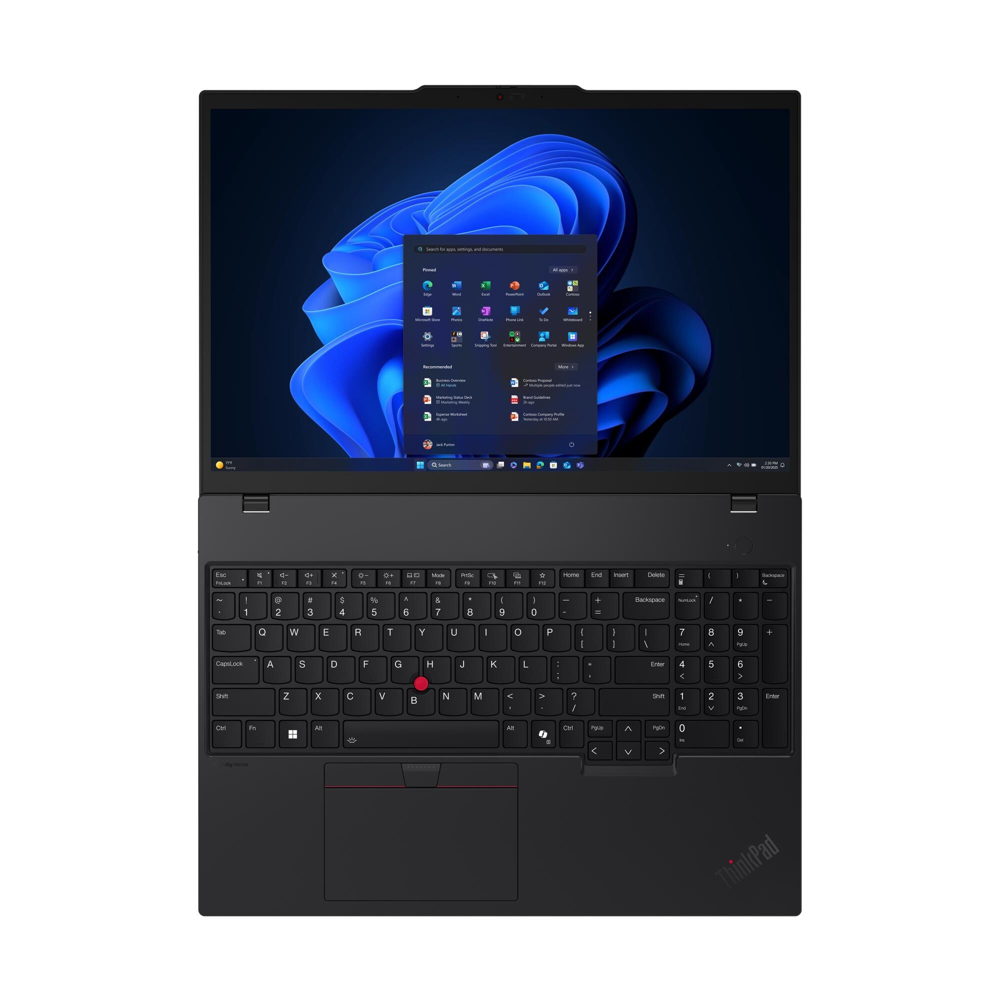 Lenovo ThinkPad T/ ThinkPad T16 G4/ Ultra 5 225U/ 16"/ WUXGA/ 16GB/ 512GB/ Arc/ W11P/ Black/ 3R NBD 