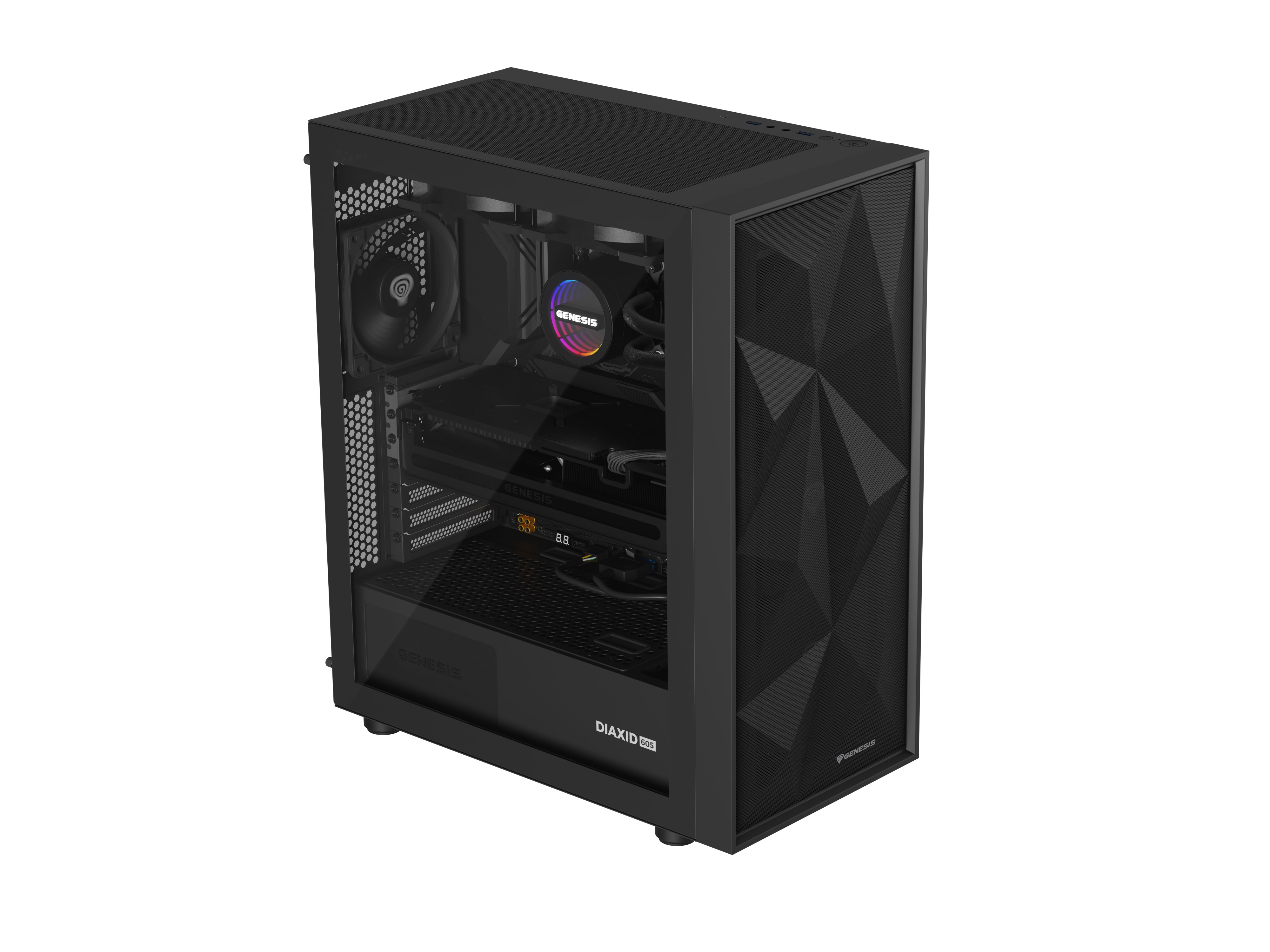 Vodné chladenie Genesis HYDRIA 240, čierne 