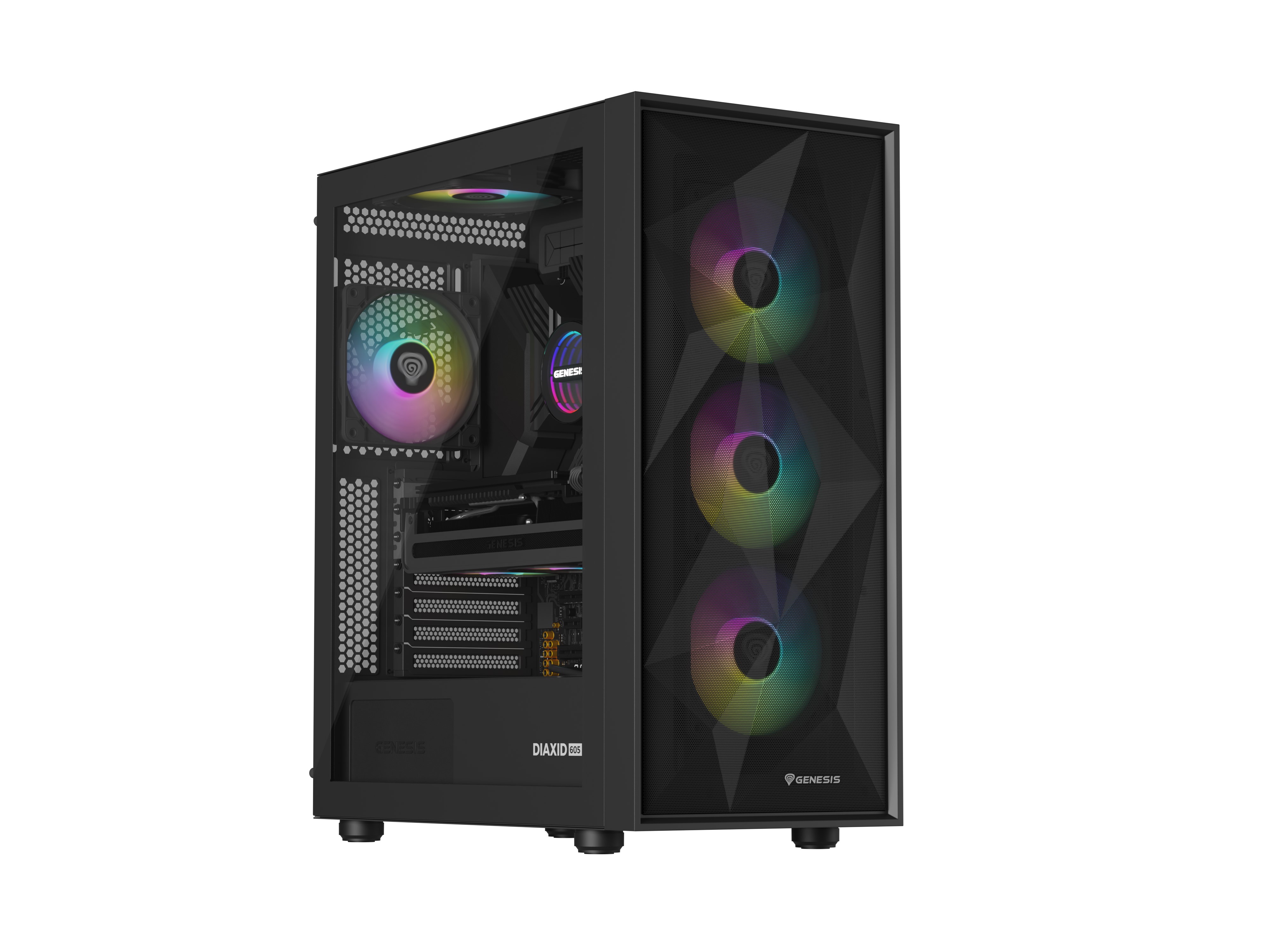 Vodné chladenie Genesis HYDRIA 360, ARGB, čierne 
