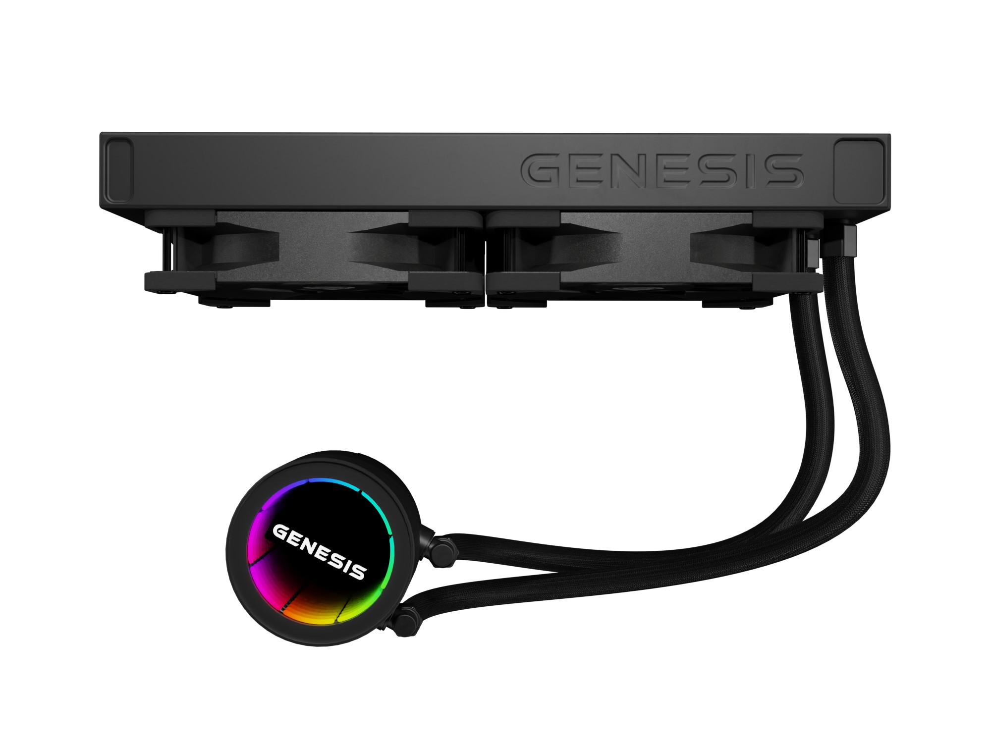 Vodné chladenie Genesis HYDRIA 240, ARGB, čierne 