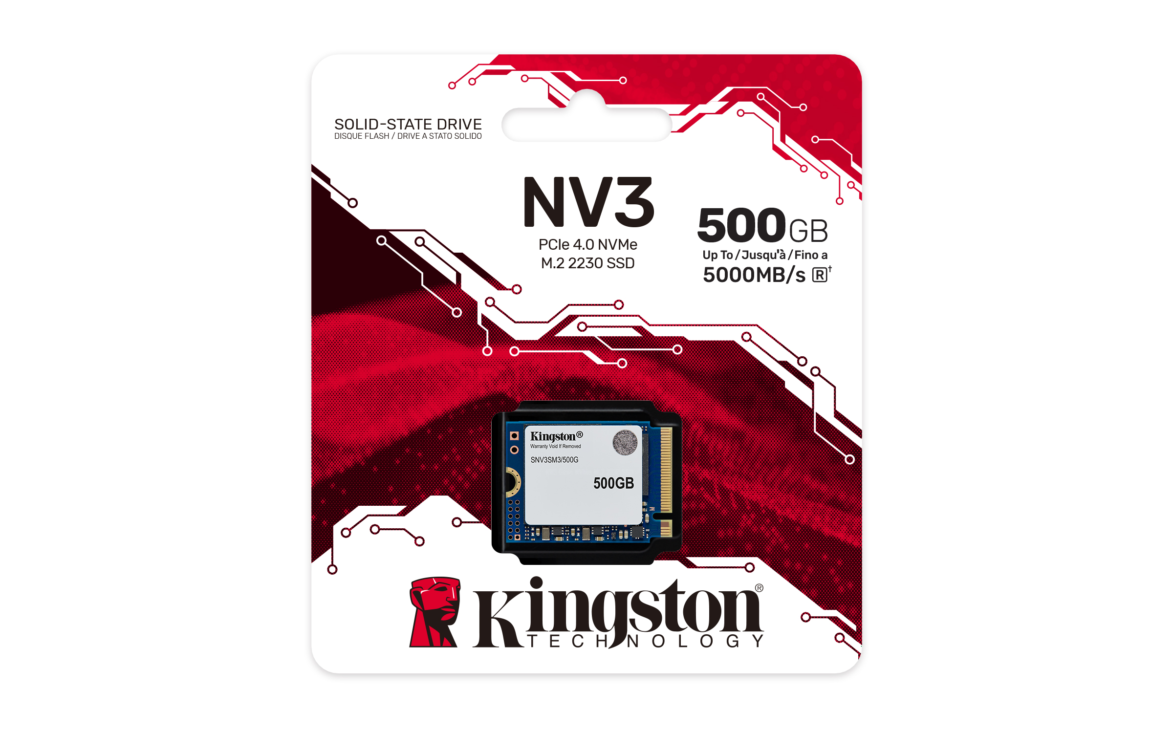 Kingston NV3 2230/ 500GB/ SSD/ M.2 NVMe/ 5R 