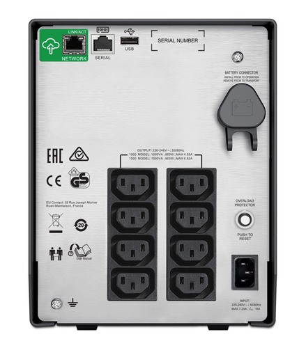 APC Smart-UPS C 1500VA LCD 230V with SmartConnect 